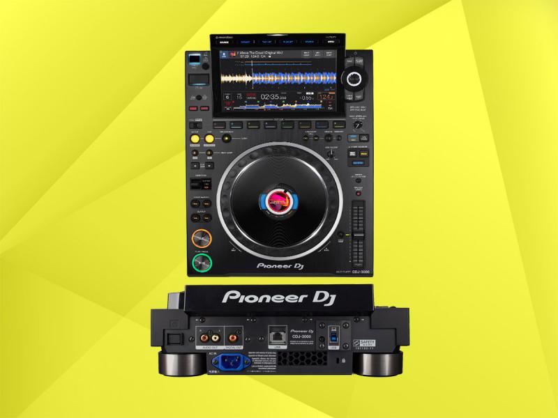 PIONEER CDJ-3000 MultiFormat-Player DJ-Frontloader;